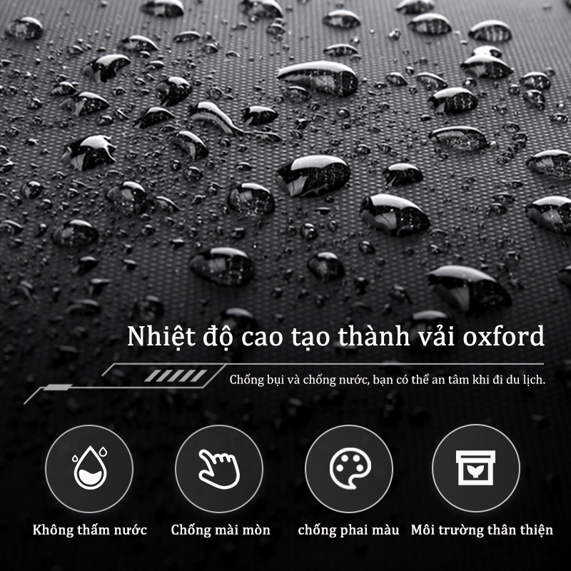 Túi Đeo Chéo Vải Canvas Màu Đen Phong Cách Thể Thao Chống Mòn Thời Trang Cho Nam