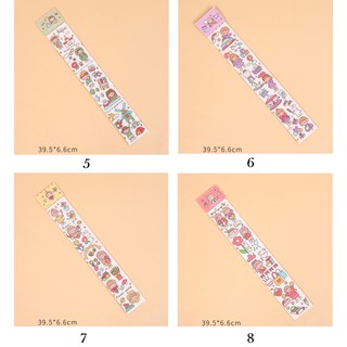 Sticker 39x6,5cm Cô Gái Luho (Xanh Dương)