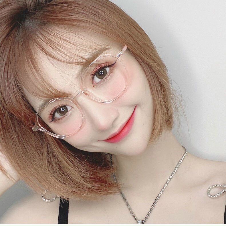 Mắt kính gọng tròn phong cách cổ điển thời trang Hàn Quốc, kính mát chống ánh sáng xanh dành cho nam nữ KS5