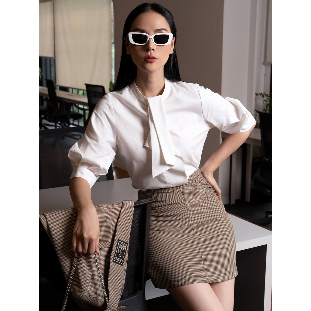 Chân váy ngắn nhún 2 bên sườn-D.CHIC-381483 | BigBuy360 - bigbuy360.vn