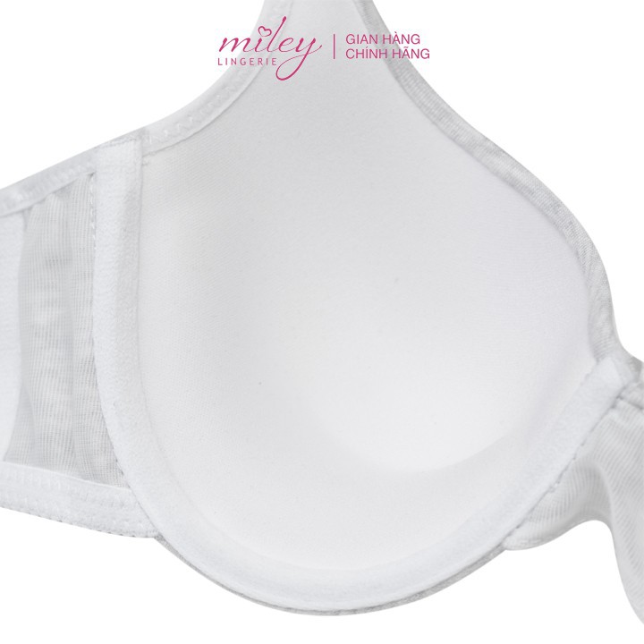 Áo Ngực Cotton Mút Mỏng Có Gọng Đệm Nâng Ngực 1cm Flexi Miley Lingerie BRC_012