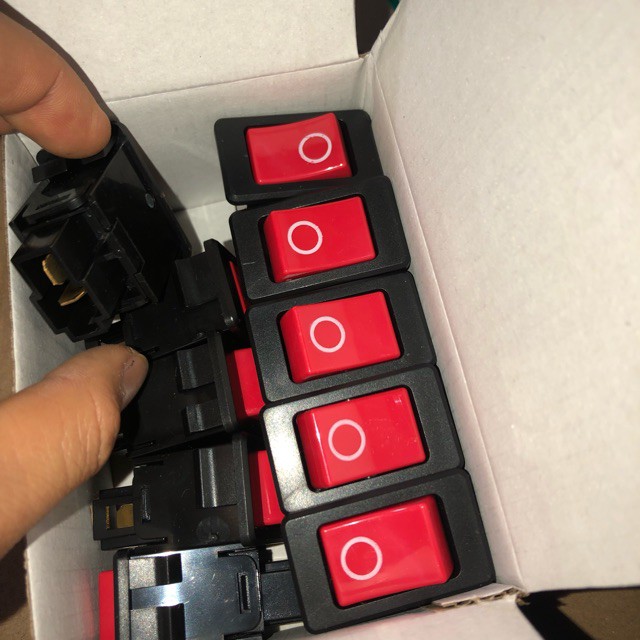 combo🤝| 10 công tắc o đỏ