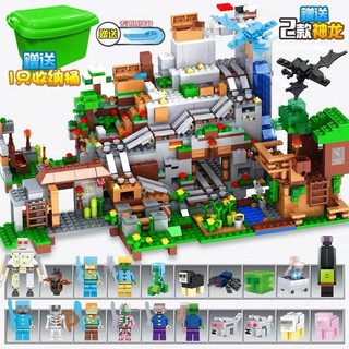 kỹ thuật số Mô hình lắp ráp Lego Building Blocks Minecraft Lắp ráp