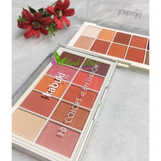 Bảng phấn mắt Kabuki 10 Ô cao cấp