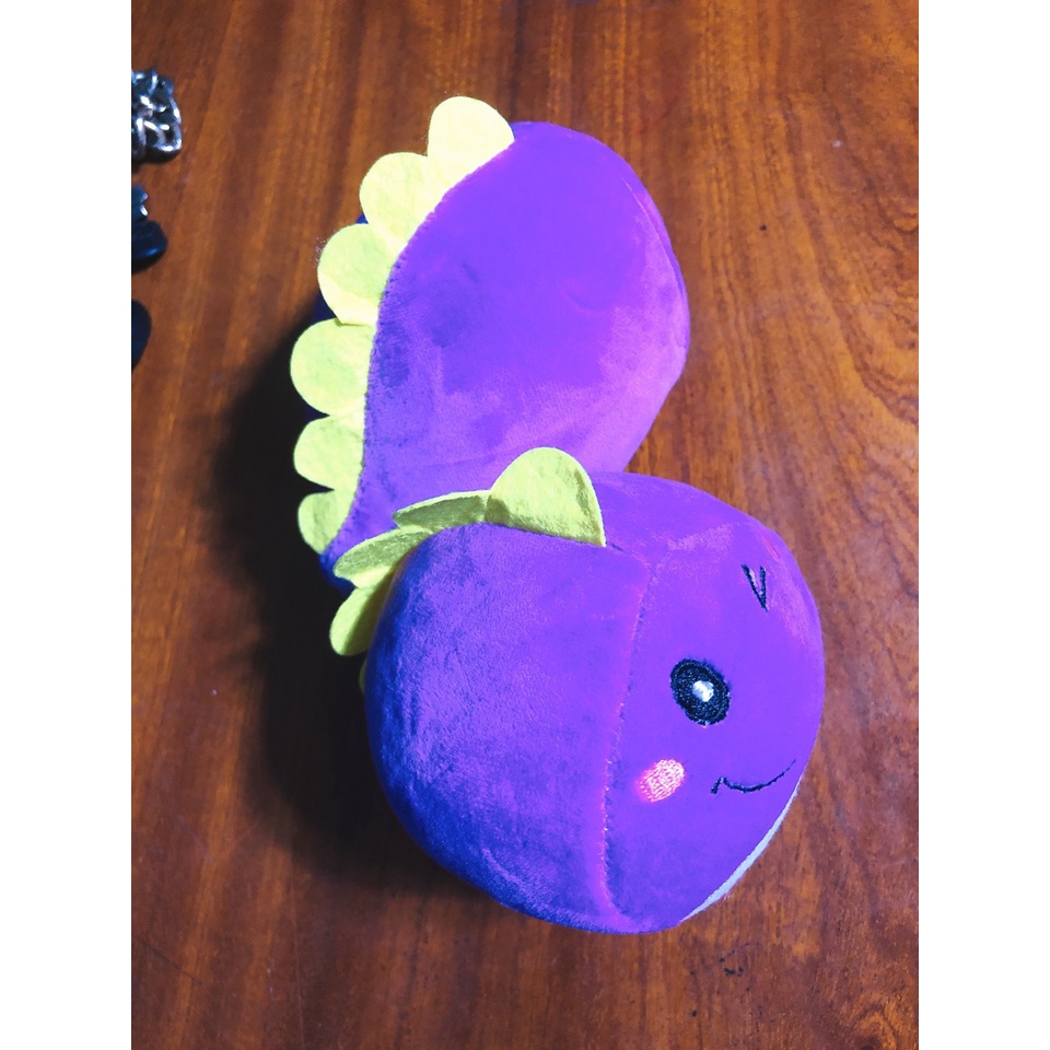 Thú bông lục lạc màu tím pudia sure