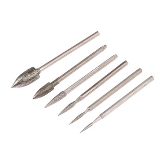 Đầu mài kim cương Mạ điện Kim đánh bóng kim cương 2.35mm Shank
