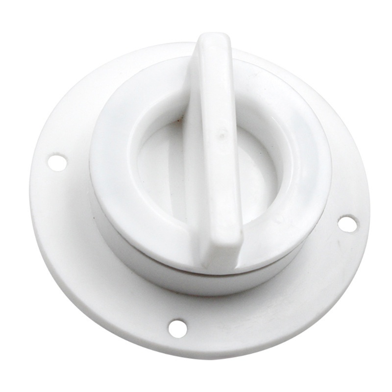Nút Cắm Lỗ Thoát Nước Bằng ABS Màu Trắng Đường Kính Ngoài 9cm Cho Tàu Thuyền