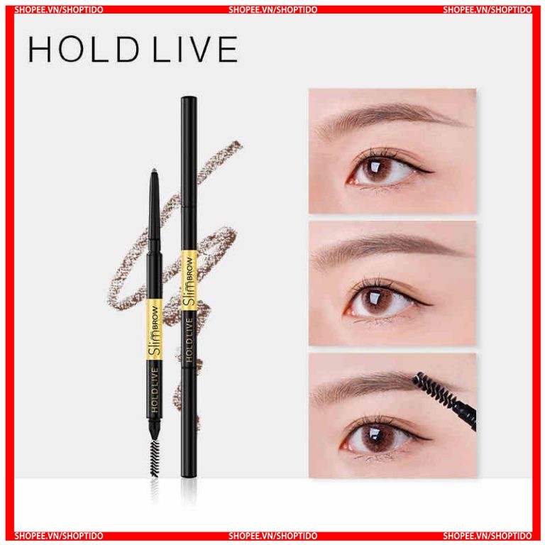 Chì kẻ mày 2 đầu HOLDLIVE SlimBrow