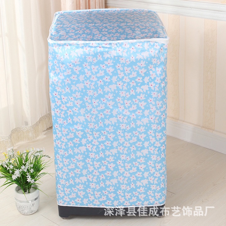 Áo Trùm Máy Giặt Cửa Trên 7 - 8kg,  Áo trùm máy giặt vải 2 lớp chống nước, chống bụi, bền đẹp (Màu ngẫu nhiên)