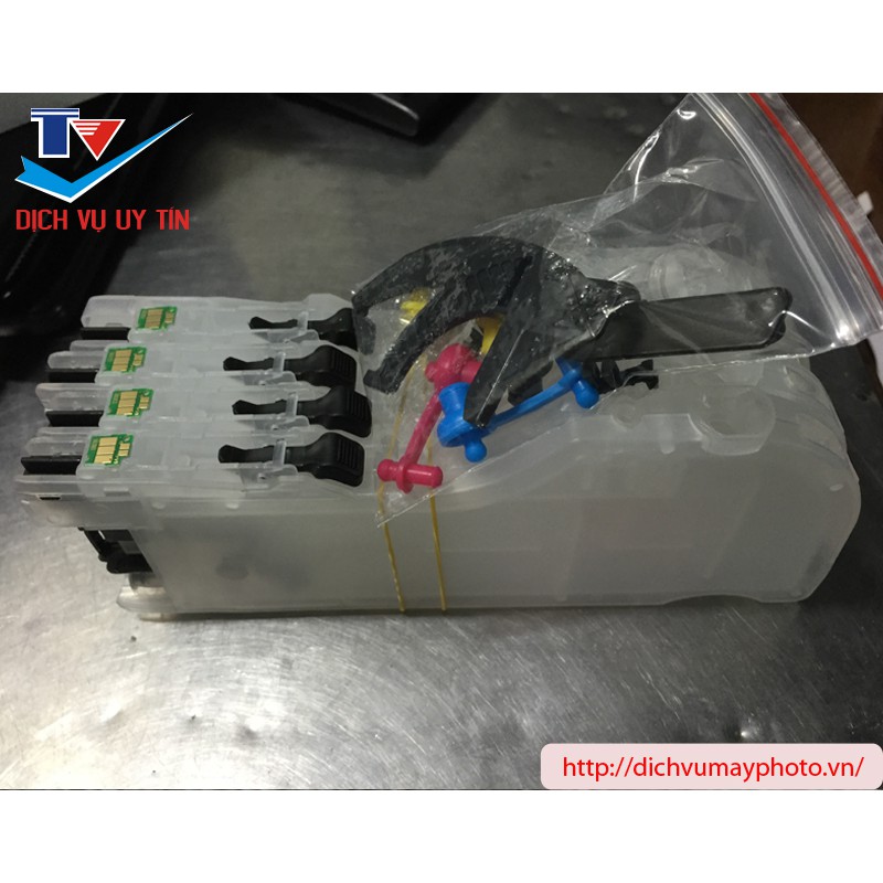 Dẫn mực ngoài máy in phun màu brother MFC J3520 J3720 J2310 J2510 Mã mực LC563