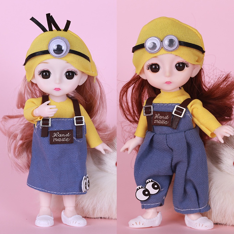 Đầm Công Chúa Mini 17cm Hóa Trang Cho Búp Bê Barbie DIY Mới