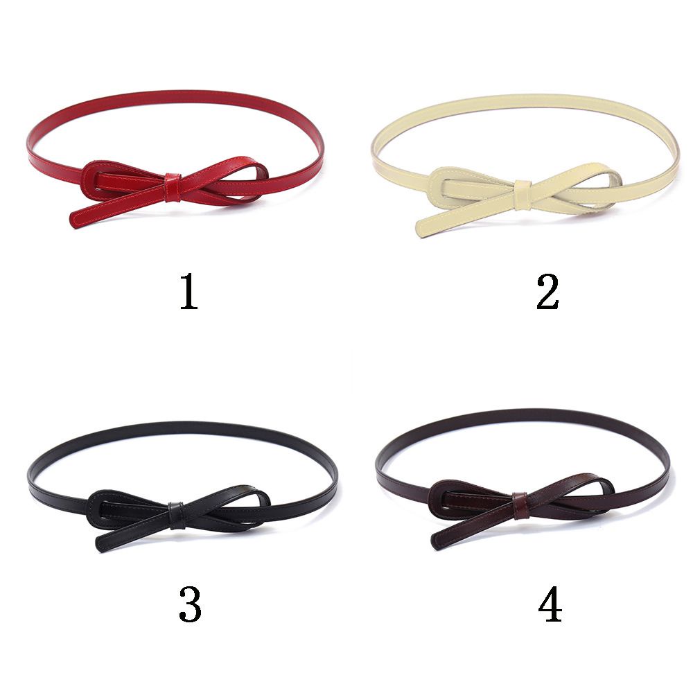 Thắt lưng da pu thắt nơ xinh xắn thời trang mùa đông cho nữ