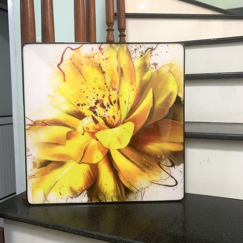 Tranh Treo Tường Trang Trí Phòng Khách Phòng Ngủ 5 Lá Rẻ Quạt/Lá Bạch Quả/ Spa/ Salon/ Quà Tặng CTY Decor Nhà Cửa