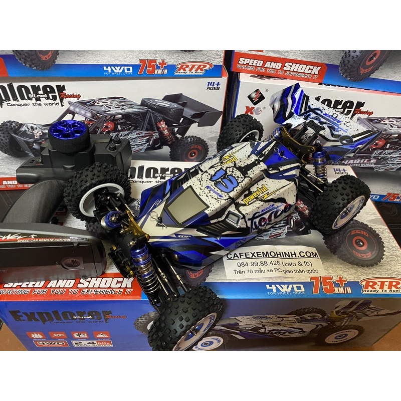 xe điều khiển wltoys 124017 brushless 80km/h size to 1/12