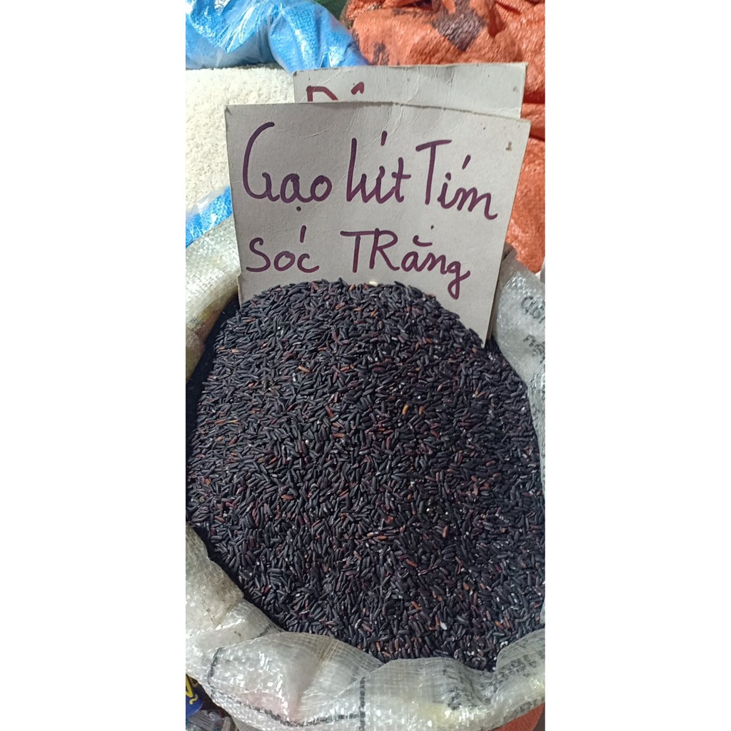 Gạo Lứt Tím Sóc Trăng - Tốt cho sức khỏe - Túi 1kg - Giá Siêu Tốt