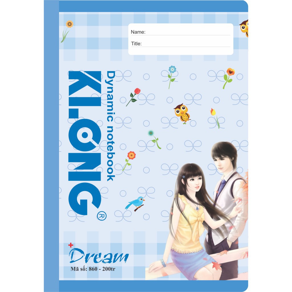 Vở kẻ ngang Klong Dream - 200 trang; MS 860