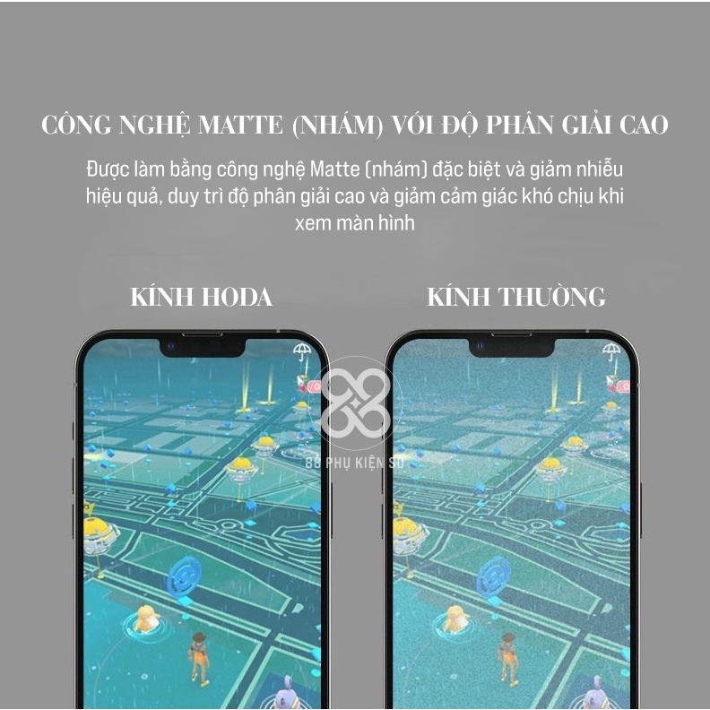 Hoda Matte kính cường lực chống vân tay chuyên cho game thủ