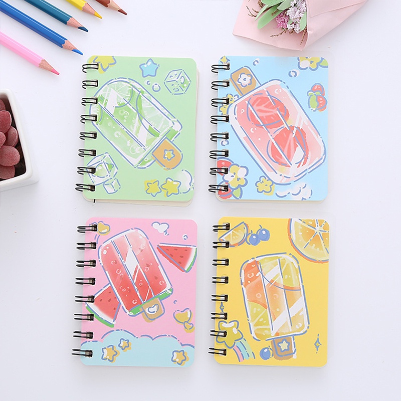 Sổ Tay Mini A7 Họa Tiết Hoạt Hình Dễ Thương Tiện Dụng