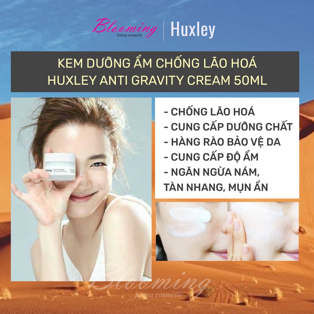 Bộ 3 Huxley Antioxidant Trio dưỡng ẩm, phục hồi, chống lão hoá cho da cao cấp