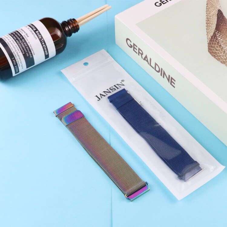 Dây đeo đồng hồ Jansin bằng thép không gỉ có nam châm thích hợp cho Huawei Watch GT 3 42mm 46mm