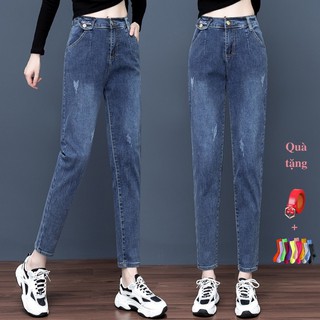 Quần Bò Nữ QJ12 Baggy Lưng Cao Cực Hot
