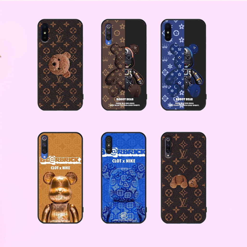 Ốp Redmi 9A - Xiaomi Mi 9 - Mi 9 SE in hình gấu bearbrick thời trang . ốp xiaomi redmi rẻ bền đẹp.