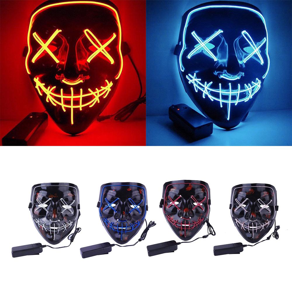 Bán Mặt nạ hóa trang Halloween tích hợp đèn LED độc đáo