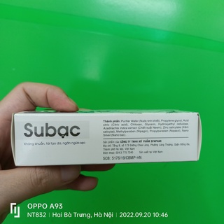 Su bạc gel làm sạch và sát khuẩn da