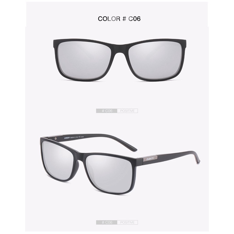 [Polarized] Kính râm phân cực Dubery - 529 - Bạc