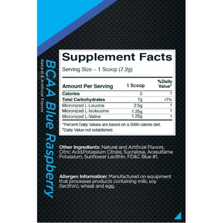 Thực phẩm bổ sung Rule 1 BCAA 30 servings (216g)