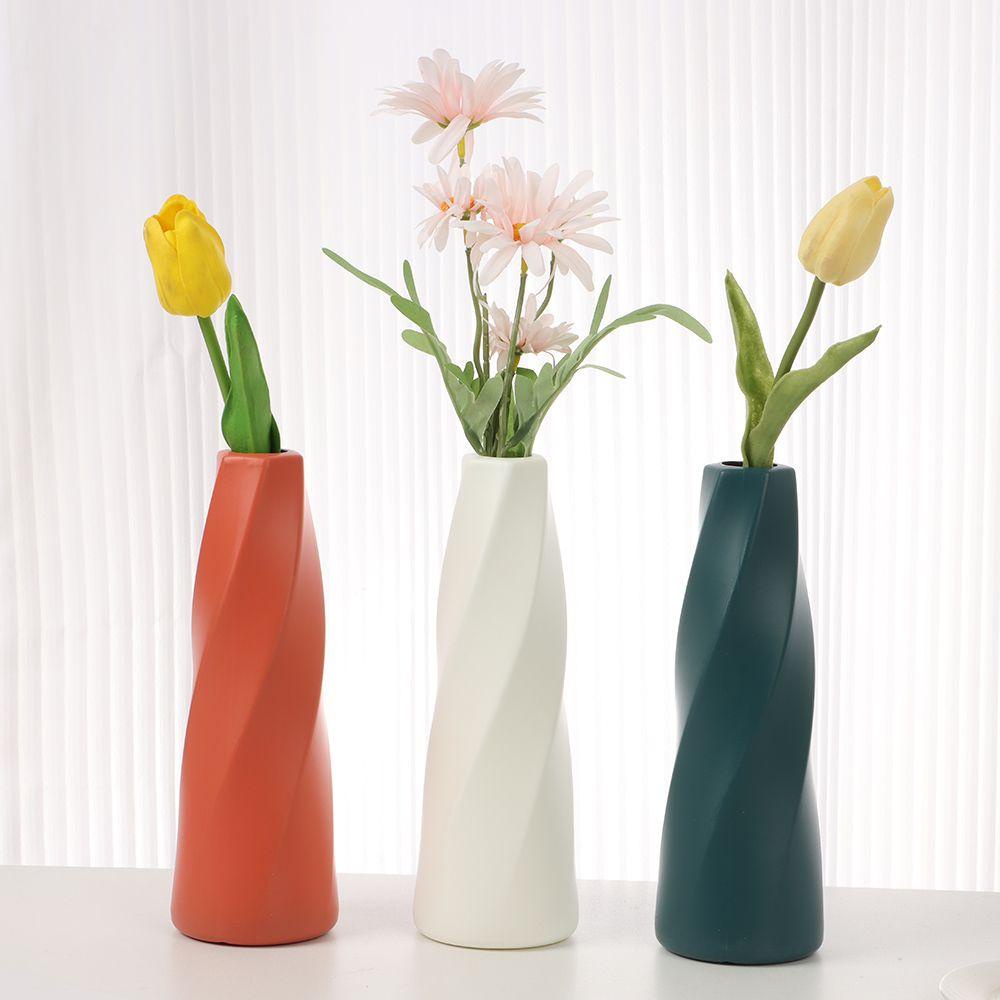 Bình Hoa Hình Khuôn Mặt Trừu Tượng Bằng Gốm Phong Cách Bắc Âu Sáng Tạo|Trang Trí Nhà Tối Giản