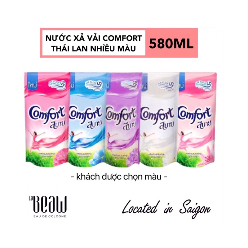 NƯỚC XẢ VẢI COMFORT THÁI LAN 580ML-KHÁCH ĐƯỢC CHỌN MÀU