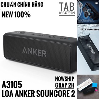 Loa bluetooth anker soundcore 2 new - a3105 chính hãng
