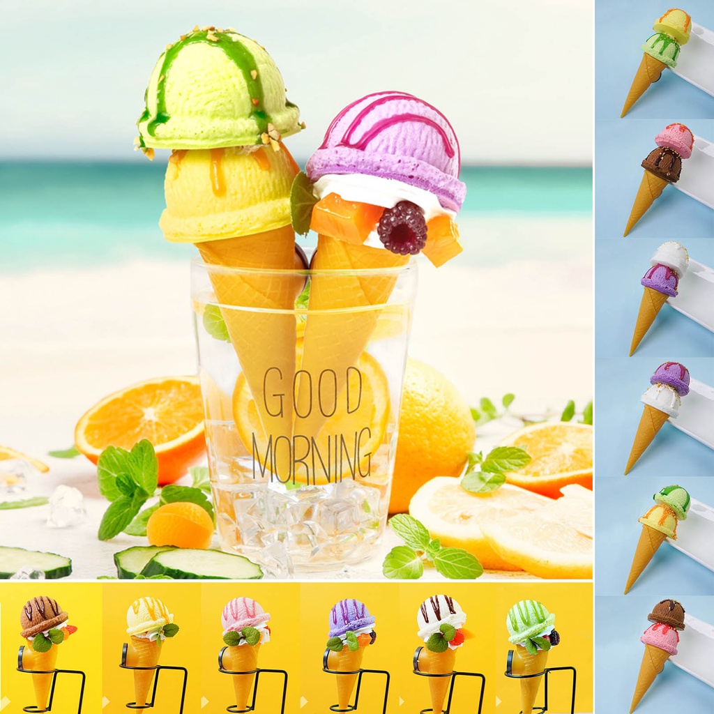 [Tổng Hợp] Kem Ốc Quế, Kem Que Siêu Đẹp, Cao Cấp dùng Decor, Phụ Kiện Chụp Ảnh