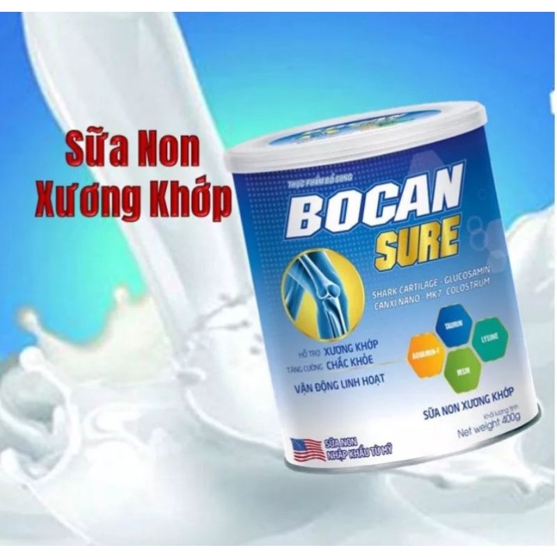 Sữa non xương khớp BOCAN SURE,tăng cường sức khỏe cơ ,xương ,khớp- Ngăn ngừa thoái hóa