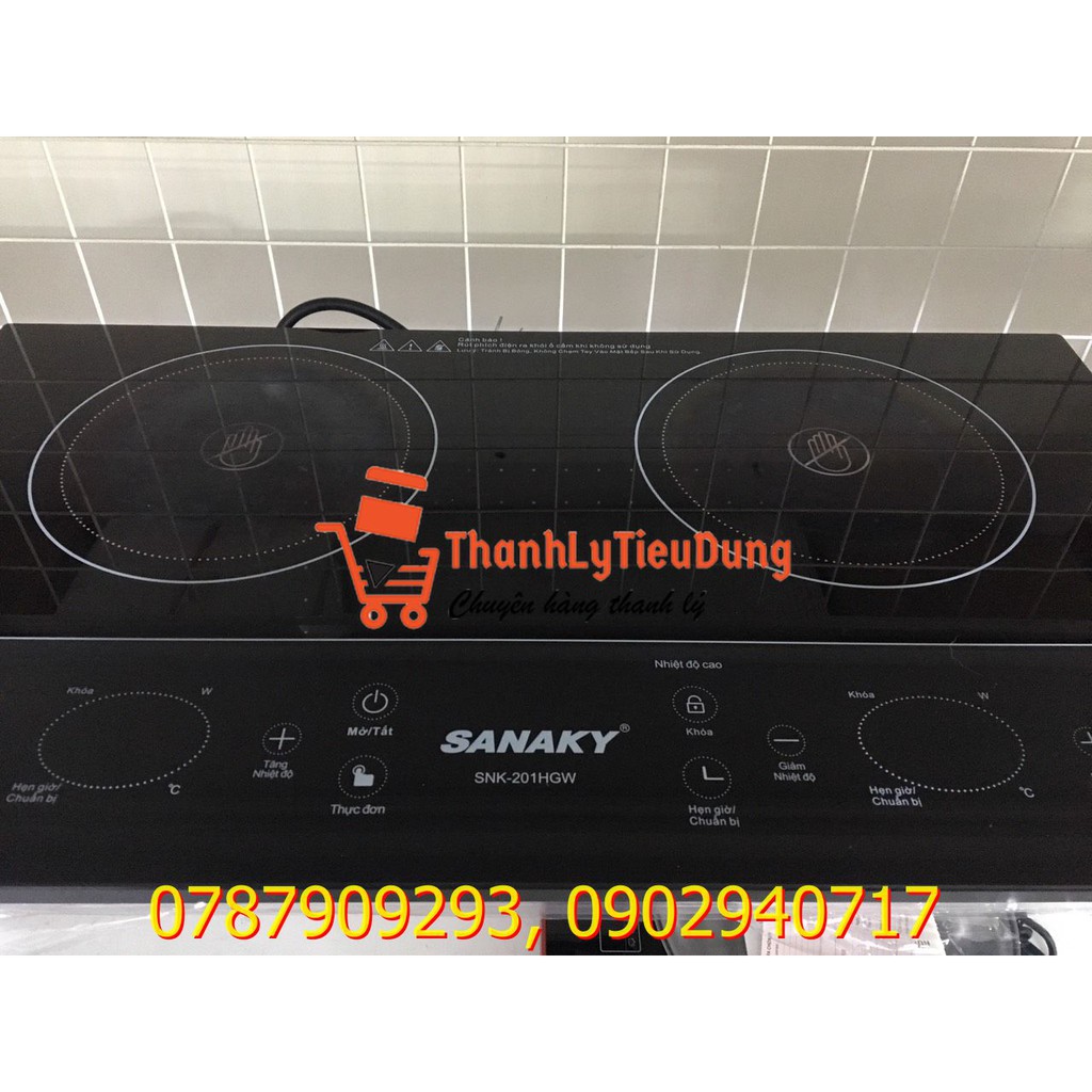 Bếp hồng ngoại đôi Sanaky SNK-201HGW - ĐẪ QUA SỬ DỤNG