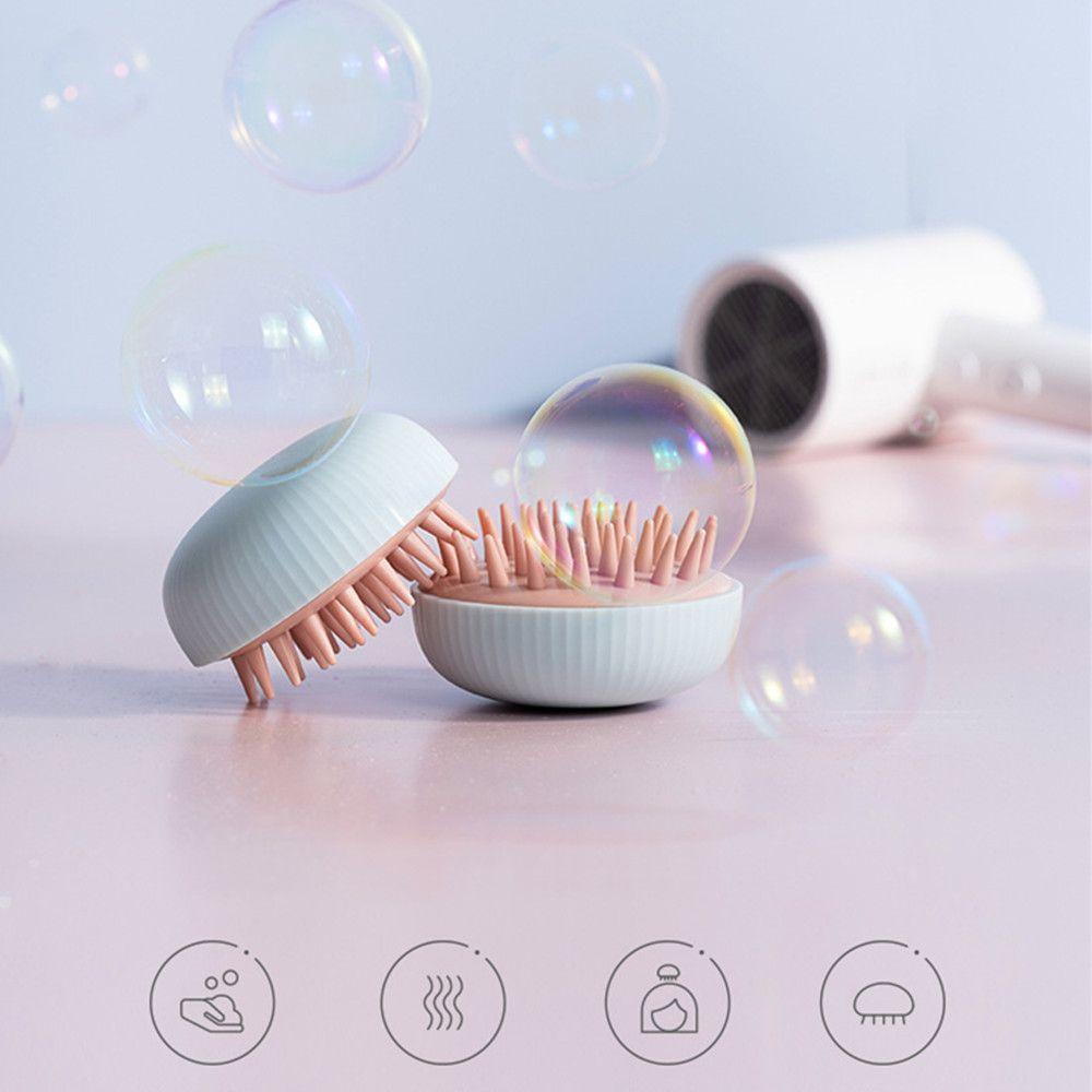 GOGOUP Lược Mát Xa Da Đầu Khi Tắm Giúp Giảm Căng Thẳng Tiện Dụng