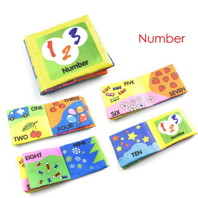 Coolplay Bộ 6 sách vải mềm cho bé sơ sinh