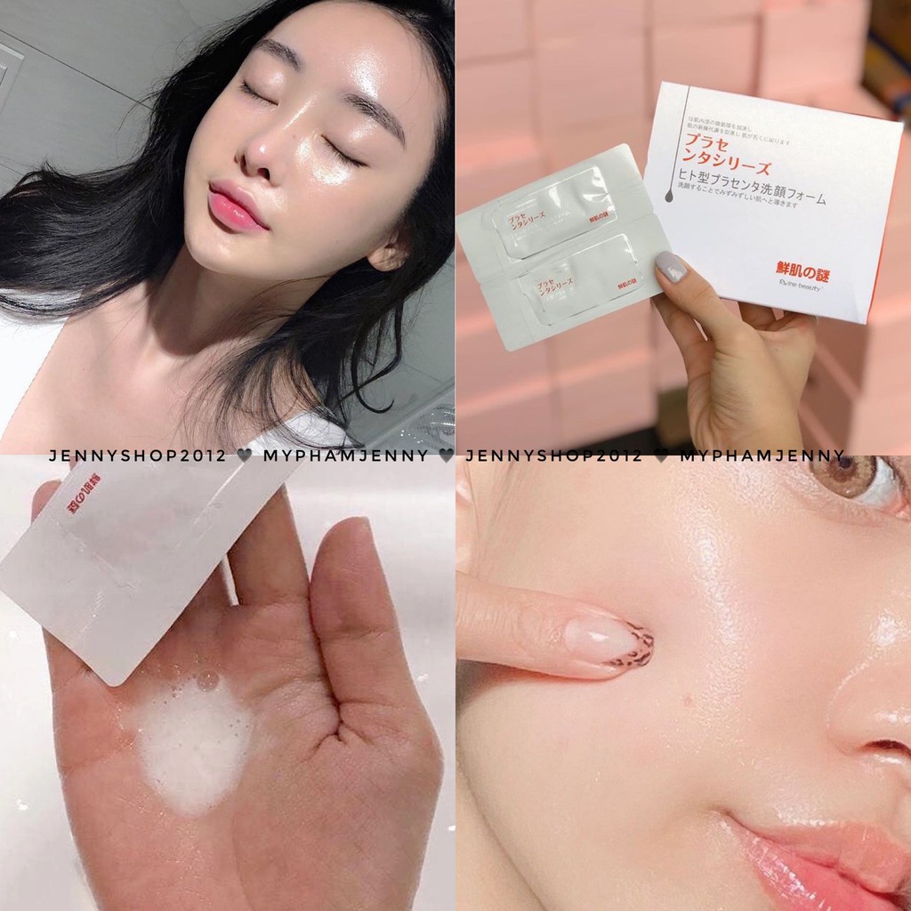 Mặt Nạ Ủ Trắng Da Rwine Beauty Placenta Face Cleanser