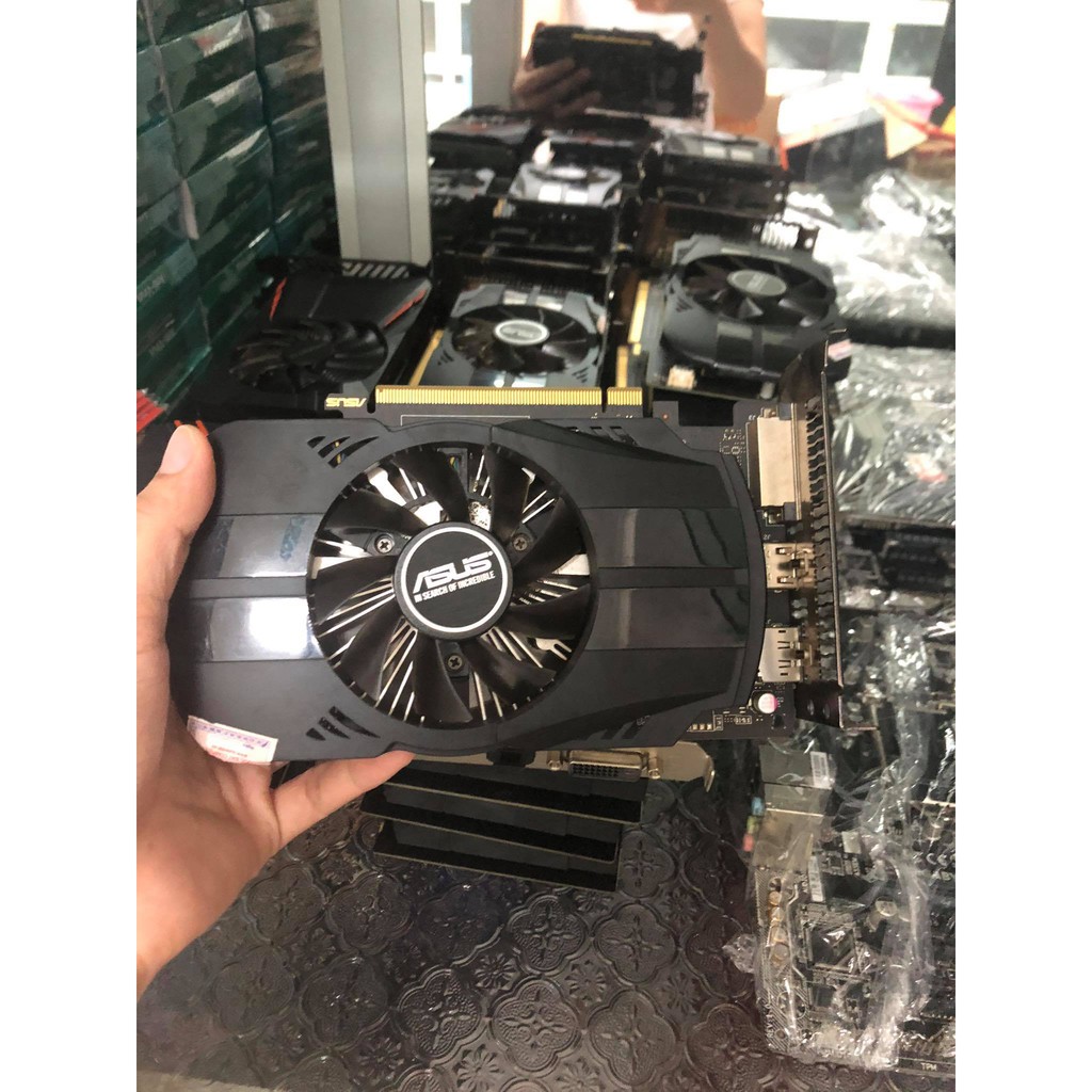 CARD đồ họa Asus 1050 2G 1fan đẹp