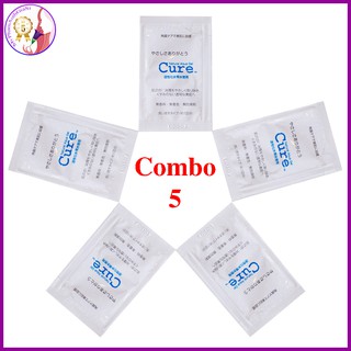 Sample tẩy da chết cure natural aqua gel nhật bản combo