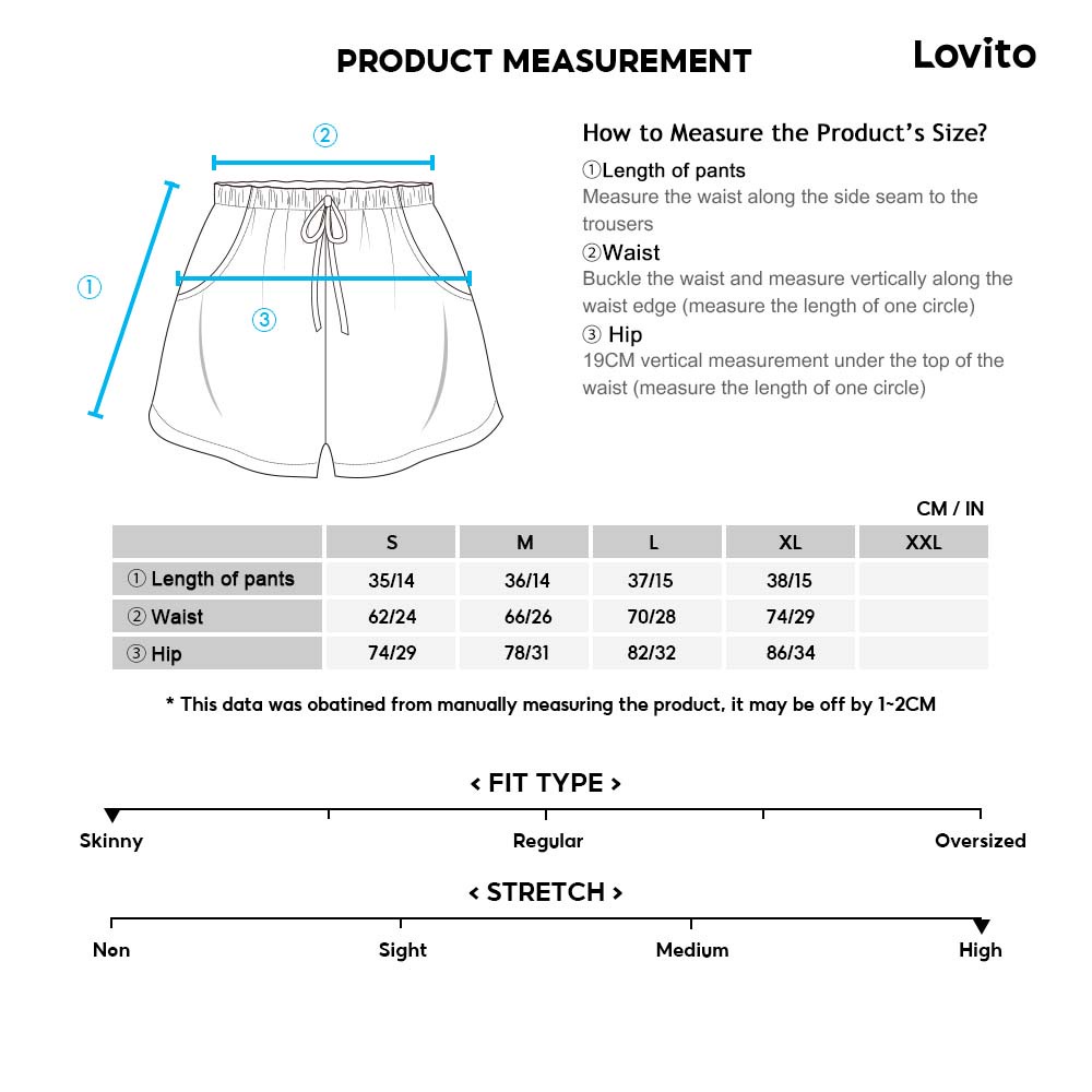 Quần short Lovito màu trơn có kết cấu phong cách thể thao cơ bản L14D043 (màu xanh lá) | BigBuy360 - bigbuy360.vn