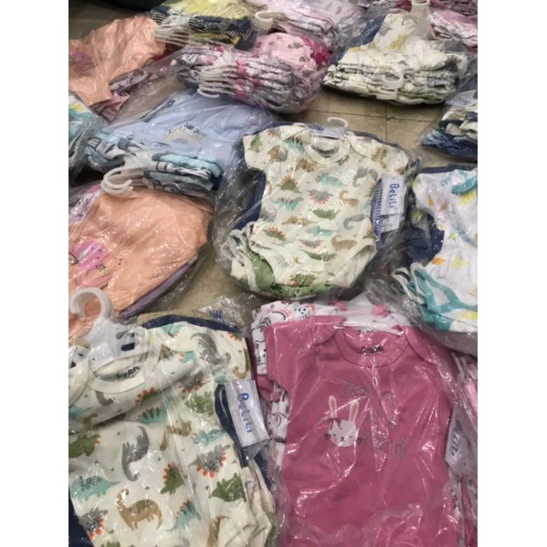 Set 5 body chip kèm móc HÀNG LOẠI ĐẸP cho bé trai bé gái từ 3-12 tháng