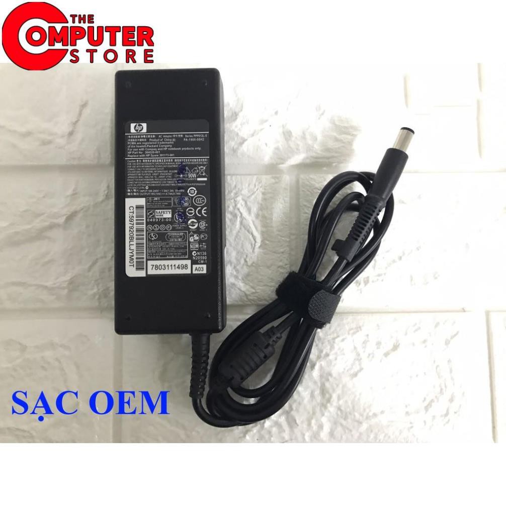 Sạc Laptop HP 19V - 4.74A (90W) Chân kim to dành cho HP 8460 8470 8560P 8570P FREESHIPĐƠN TỪ 50K ]