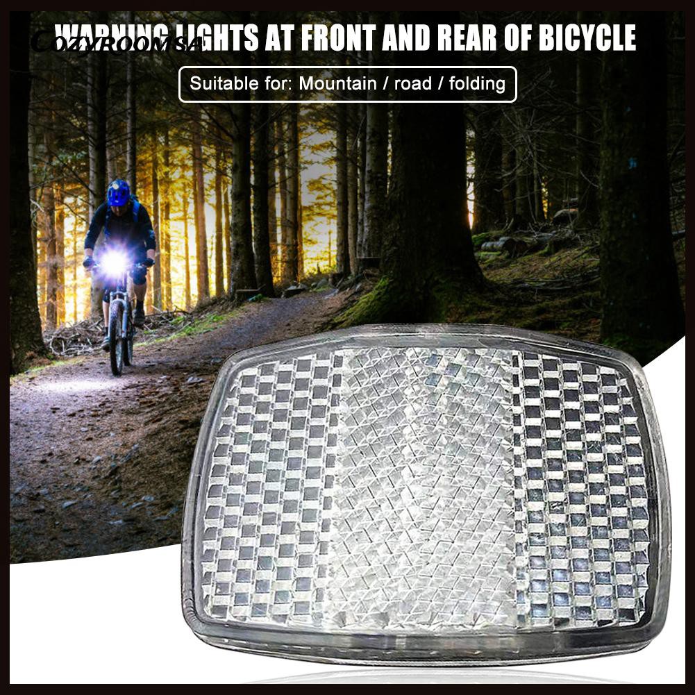 Tấm đèn phản quang báo hiệu gắn phía trước tay lái an toàn cho xe đạp leo núi