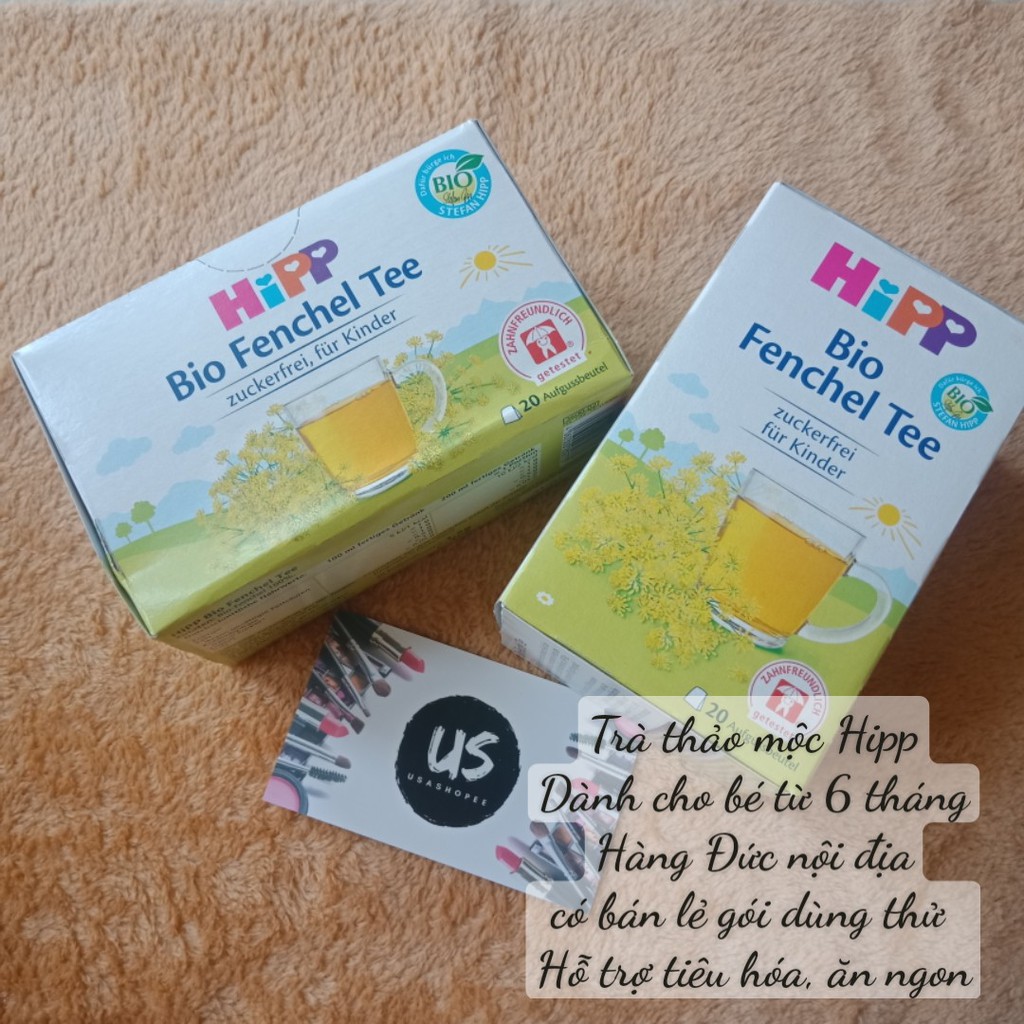 Trà Hipp nhiều vị cho bé tách gói dùng thử