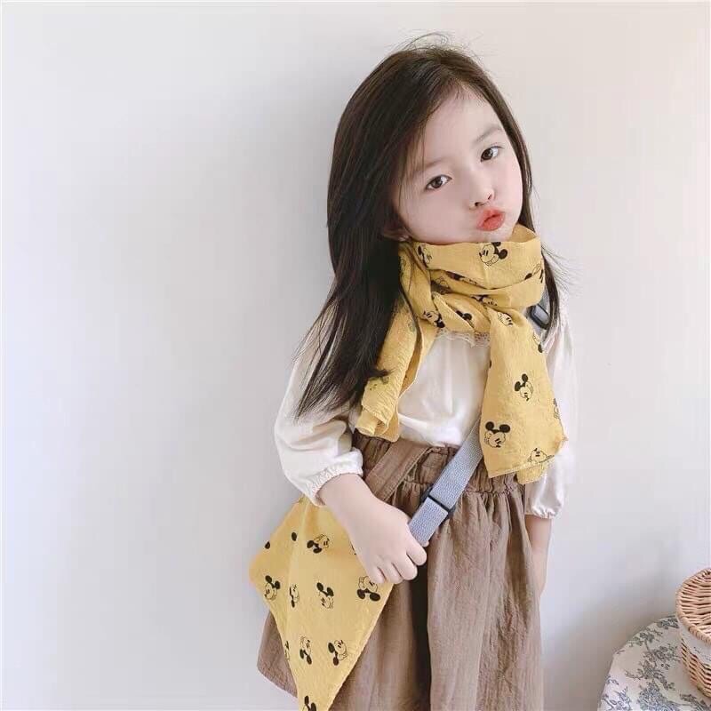 Khăn quàng cổ cho bé trai và gái sợi tre nhẹ mà ấm-giadungsieure