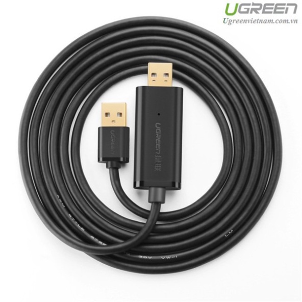 Cáp USB 2.0 Data Link dài 3m chính hãng Ugreen 20226 cao cấp  - Phân Phối Chính Hãng