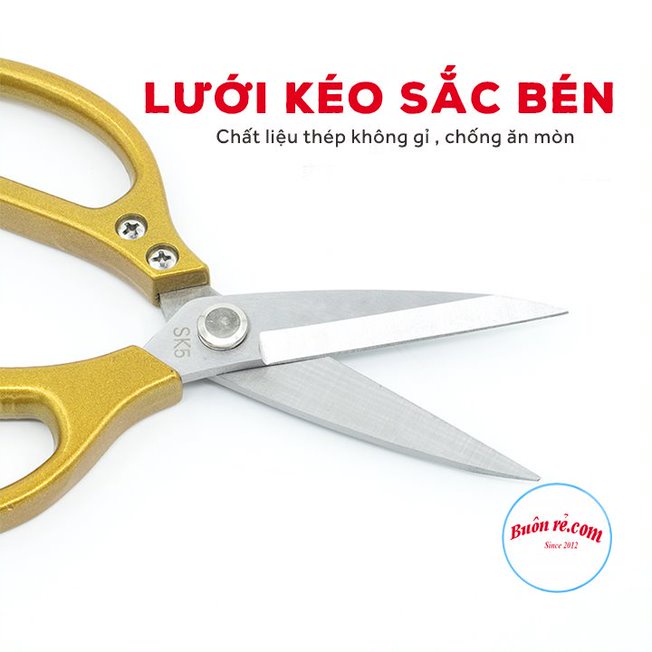 Kéo cắt SK5 đa năng size lớn làm bếp - Kéo cắt gà, cắt tỉa cây cảnh tiện ích 01480