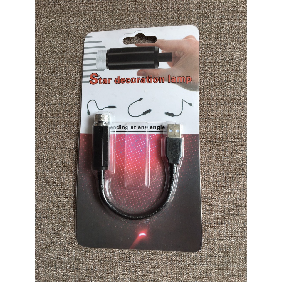 Đèn Led Chiếu Trần Xe Hơi Ô Tô Trần Nhà Cắm USB